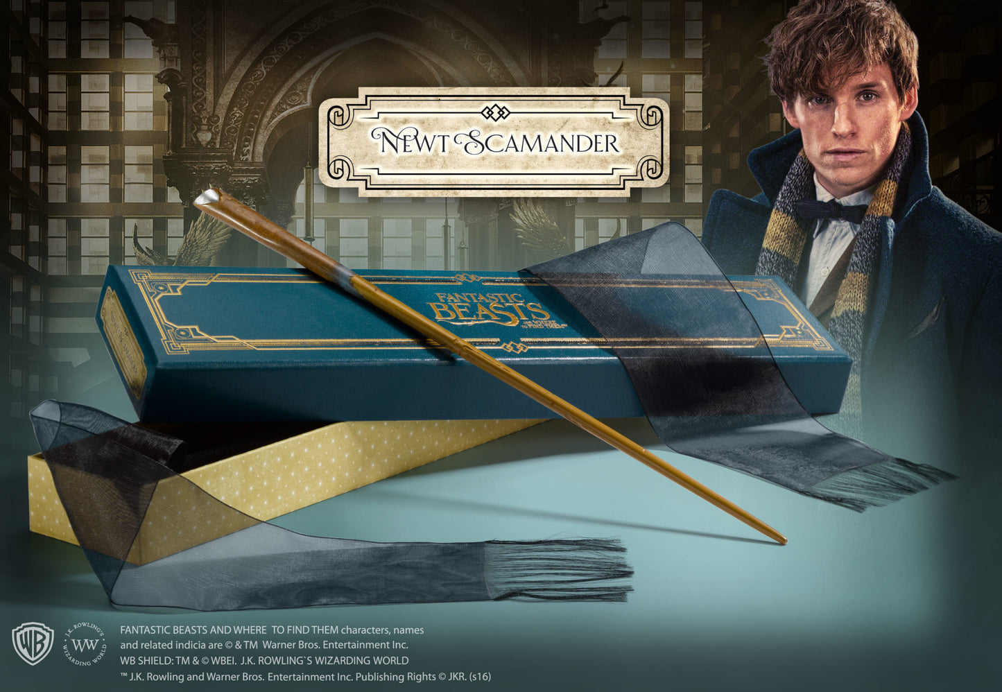 NOBLE COLLECTION - Fantastic Beasts Newt Scamander Wand