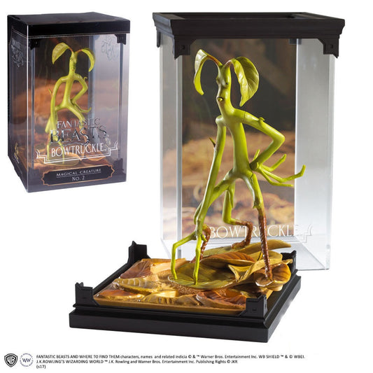 NOBLE COLLECTION - Fantastic Beasts Magical Creatures Statue - Bowtruckle