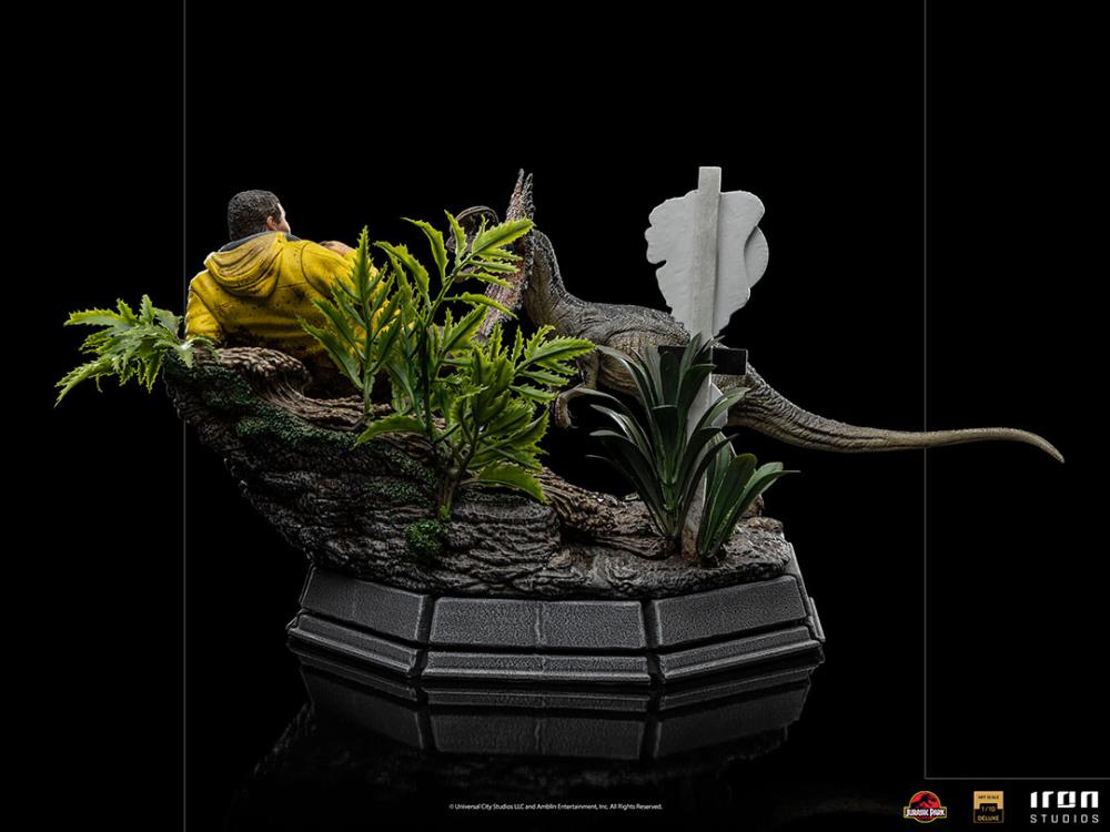 IRON STUDIO - Jurassic Park Dennis Nerdy 1:10 DeLuxe Statue