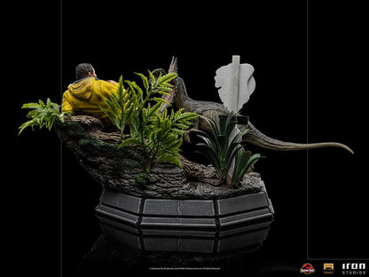 IRON STUDIO - Jurassic Park Dennis Nerdy 1:10 DeLuxe Statue