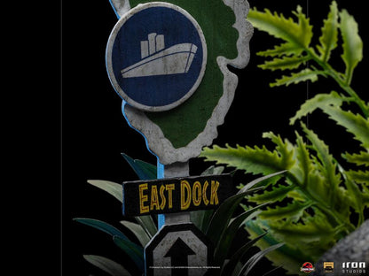 IRON STUDIO - Jurassic Park Dennis Nerdy 1:10 DeLuxe Statue