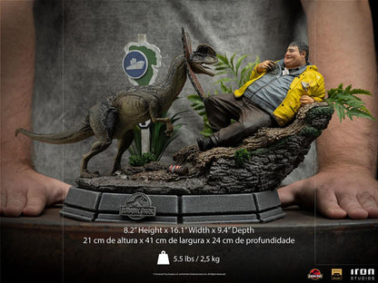 IRON STUDIO - Jurassic Park Dennis Nerdy 1:10 DeLuxe Statue