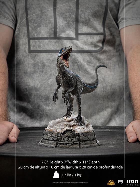 IRON STUDIO - Jurassic World Domination Blue 1:10 Statue
