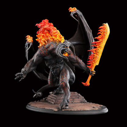 WETA COLLECTIBLES - The Lord of the Rings - The Balrog Demon of Shadow and FLAME - Statue