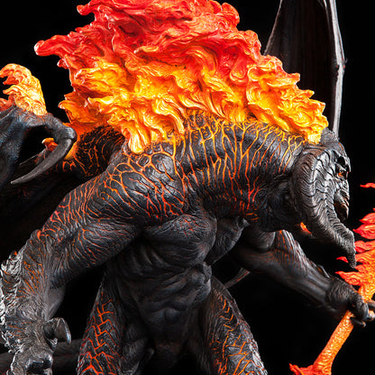 WETA COLLECTIBLES - The Lord of the Rings - The Balrog Demon of Shadow and FLAME - Statue