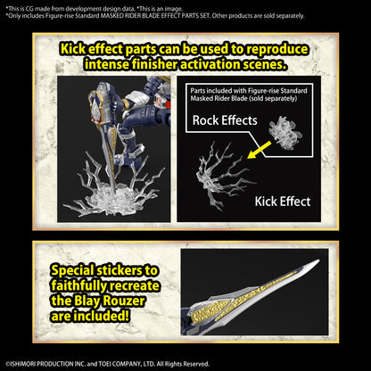 BANDAI - Figure Rise - Masked Rider Blade Effect Part Set