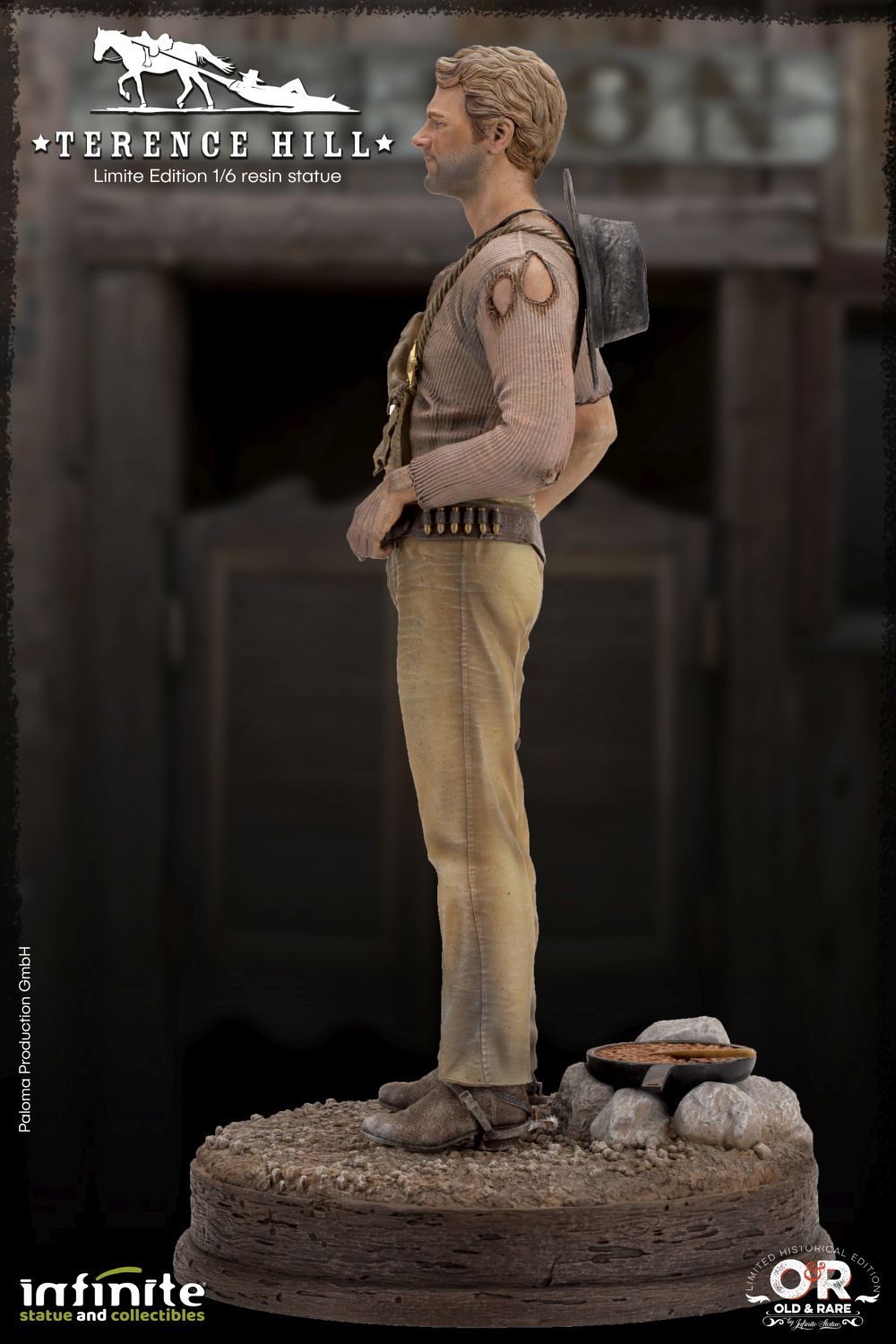 INFINITE STATUE - Terence Hill Old & Rare 1:6 Resin Statue