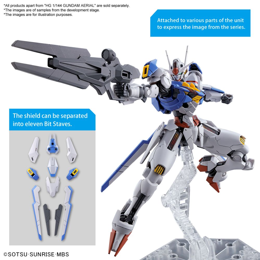 BANDAI MODEL KIT - Gunpla - Witch from Mercury - HG Gundam Aerial #03 1/144