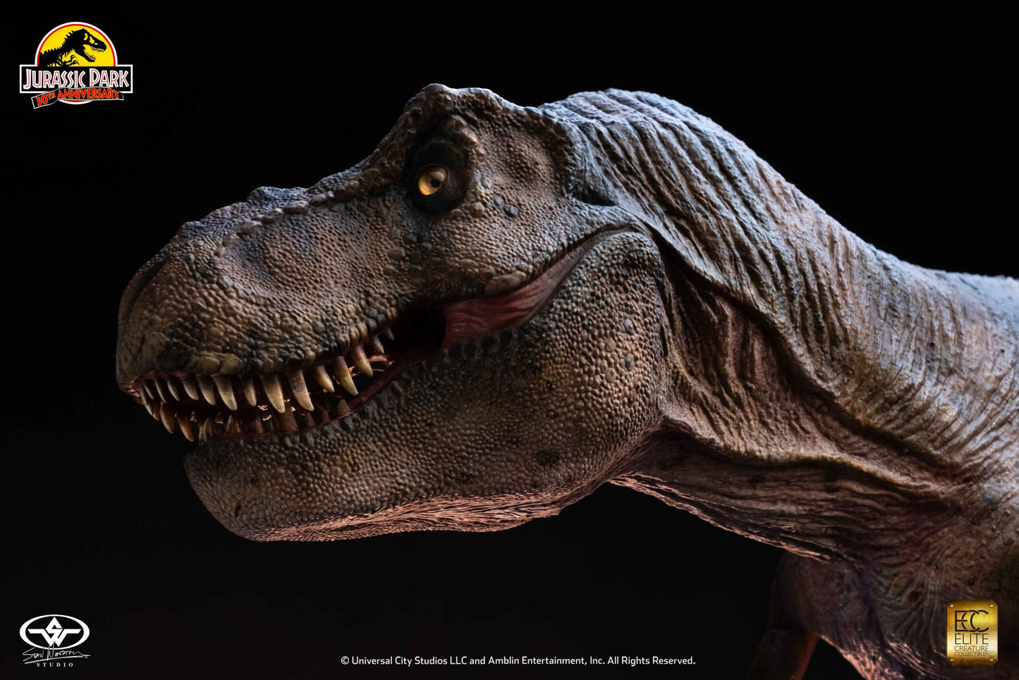 ECC ELITE CREATURE COLLECTIBLES - Jurassic Park T-Rex 1:12 Maquette