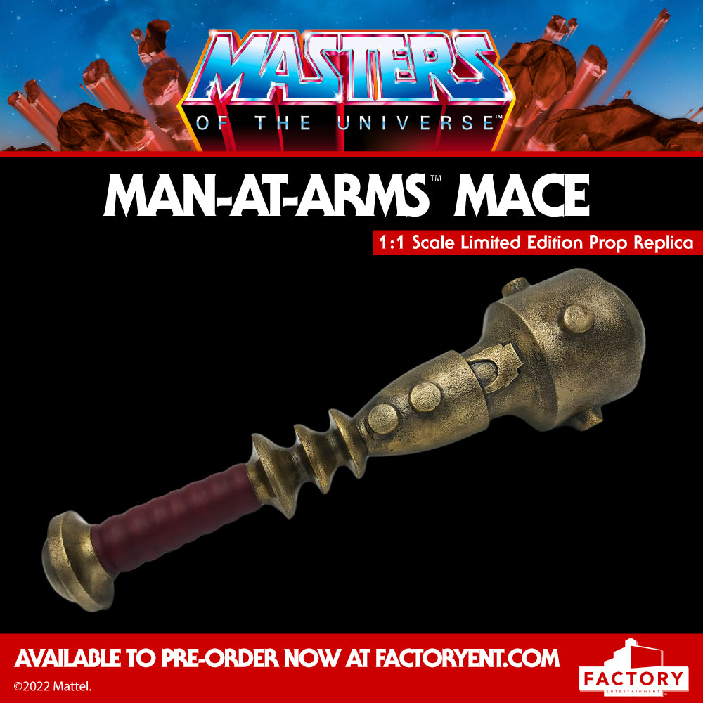 FACTORY ENTERTAINMENT - Masters of the Universe - Man-At-Arms Mace Ltd Prop Replica