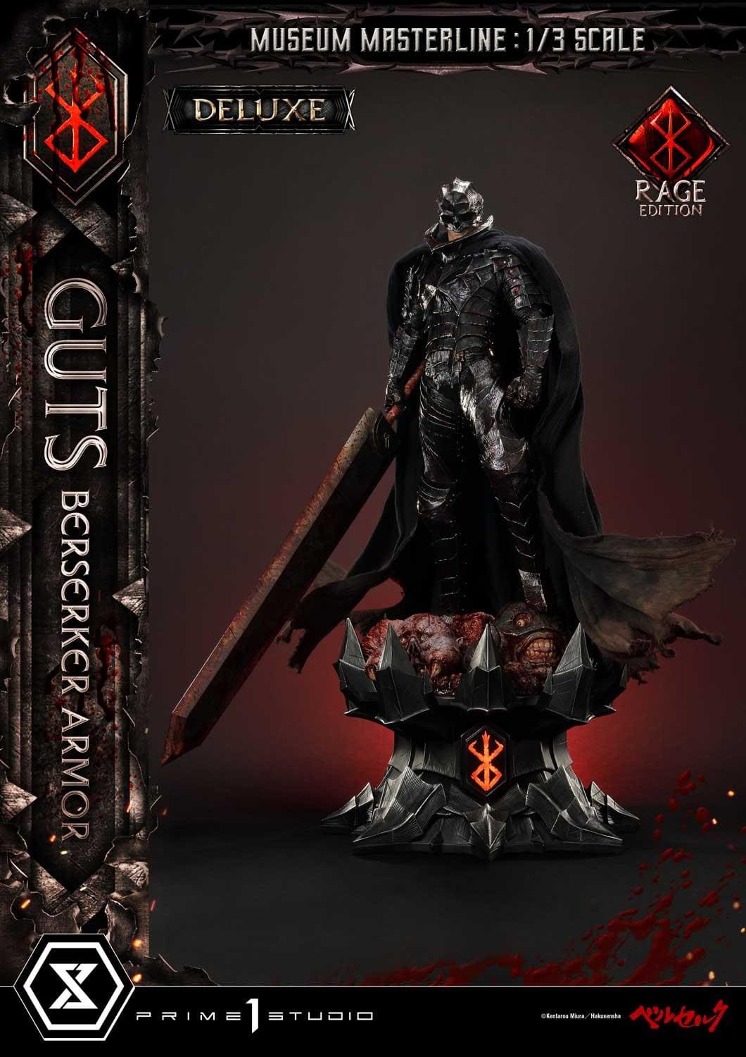 PRIME 1 STUDIOS - Berserk Guts Armor Rage DeLuxe Bonus Statue