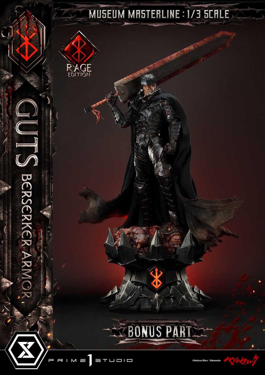 PRIME 1 STUDIOS - Berserk Guts Armor Rage DeLuxe Bonus Statue