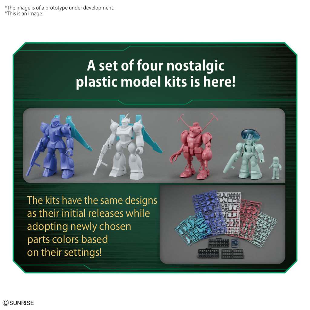 BANDAI MODEL KIT - Gunpla - Round Vernian Vifam Set 2