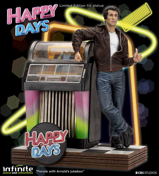 INFINITE STATUE - FONZIE HAPPY DAYS O&R 1/6 RESIN STATUE
