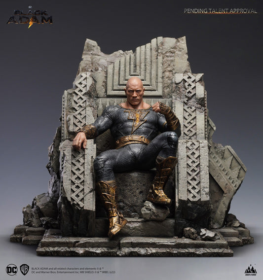 QUEEN STUDIOS - Black Adam on Thrones 1:4 Statue