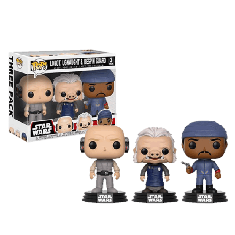 FUNKO - POP! Bobble Star WarsLobot Ugnaught Bespin Guard 3 Pack EXCLUSIVE