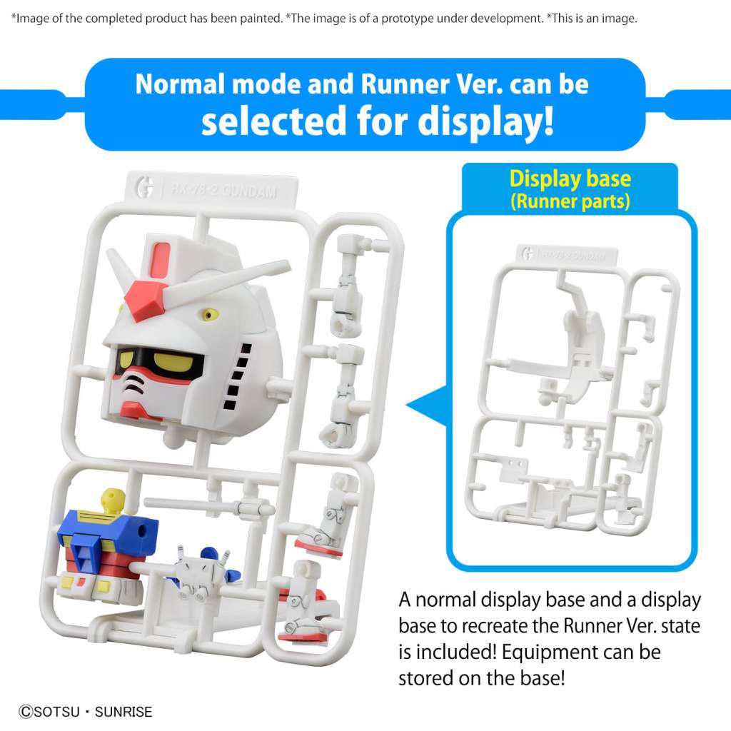 BANDAI MODEL KIT - GUNPLA - GUNDAM KUN DX SET WITH RUNNER Ver