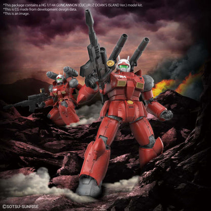 BANDAI MODEL KIT - GUNPLA - HG RX-77-02 GUNCANNON [CUCURUZ DOAN'S ISLAND Ver] 1/144