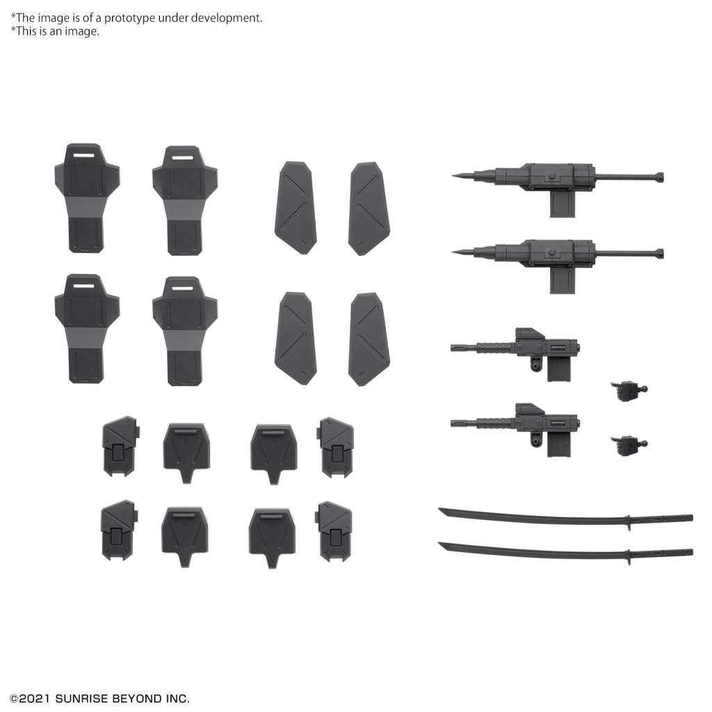 BANDAI MODEL KIT - Gunpla - Amaim Warrior at The Bordrline Weapon Set 5 1/72