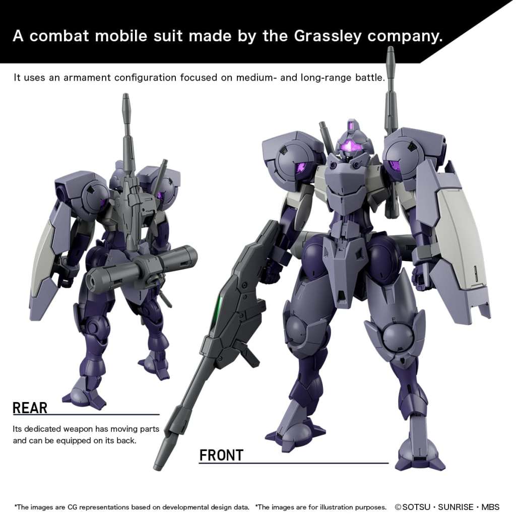 BANDAI MODEL KIT - GUNPLA - WITCH FOR MERCURY - HG HEINDREE STURM #22 1/144