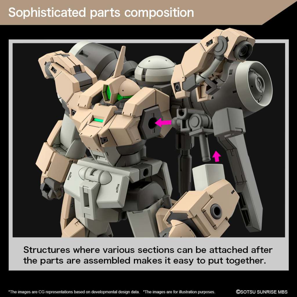 BANDAI - Gunpla - Witch from Mercury - HG Demi Barding 1/144