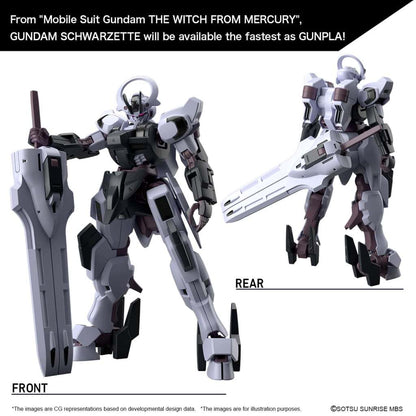 BANDAI MODEL KIT - Gunpla - Witch from Mercury - HG Gundam Schwarzette #25 1/144