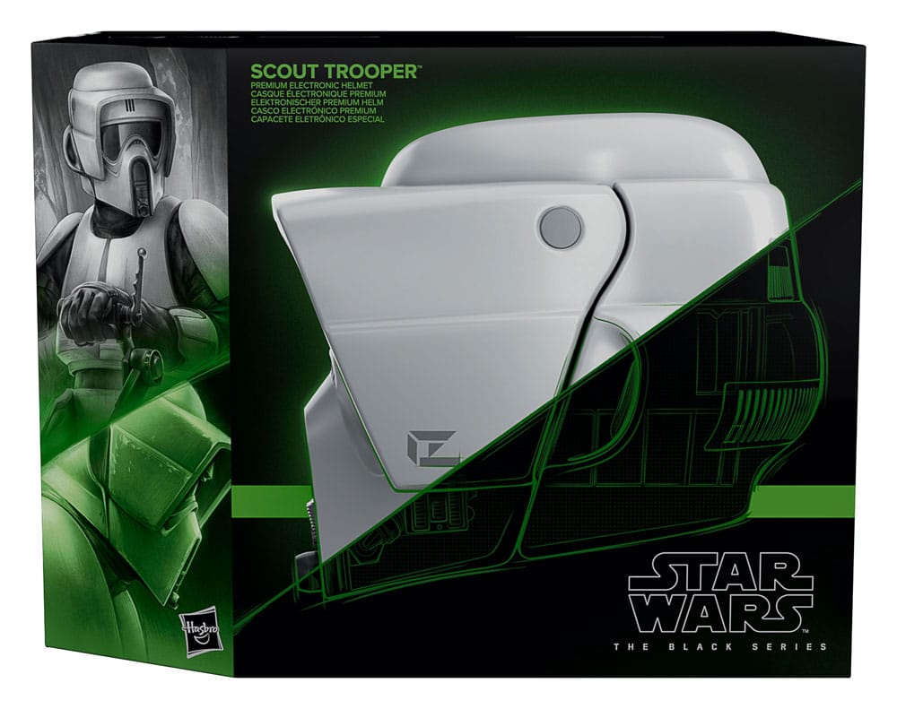 HASBRO - STAR WARS - Black Series Electronic Helmet Scout Trooper Replice: 1/1