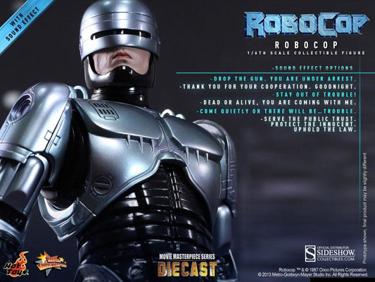 HOT TOYS - Robocop - Robocop Die Cast Movie Masterpiece 1:6 Action Doll