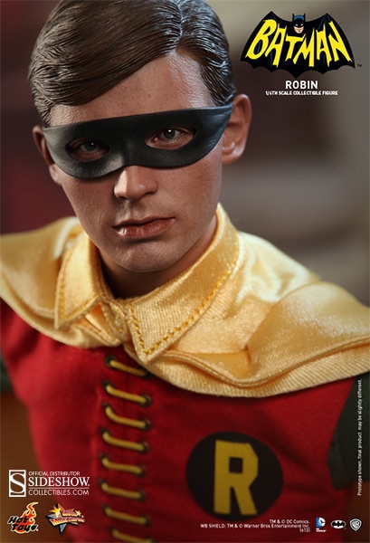 HOT TOYS - Dc Comics - Batman (1960s Television Series) - Robin - Sixth 1:6 Action Doll  MMS219