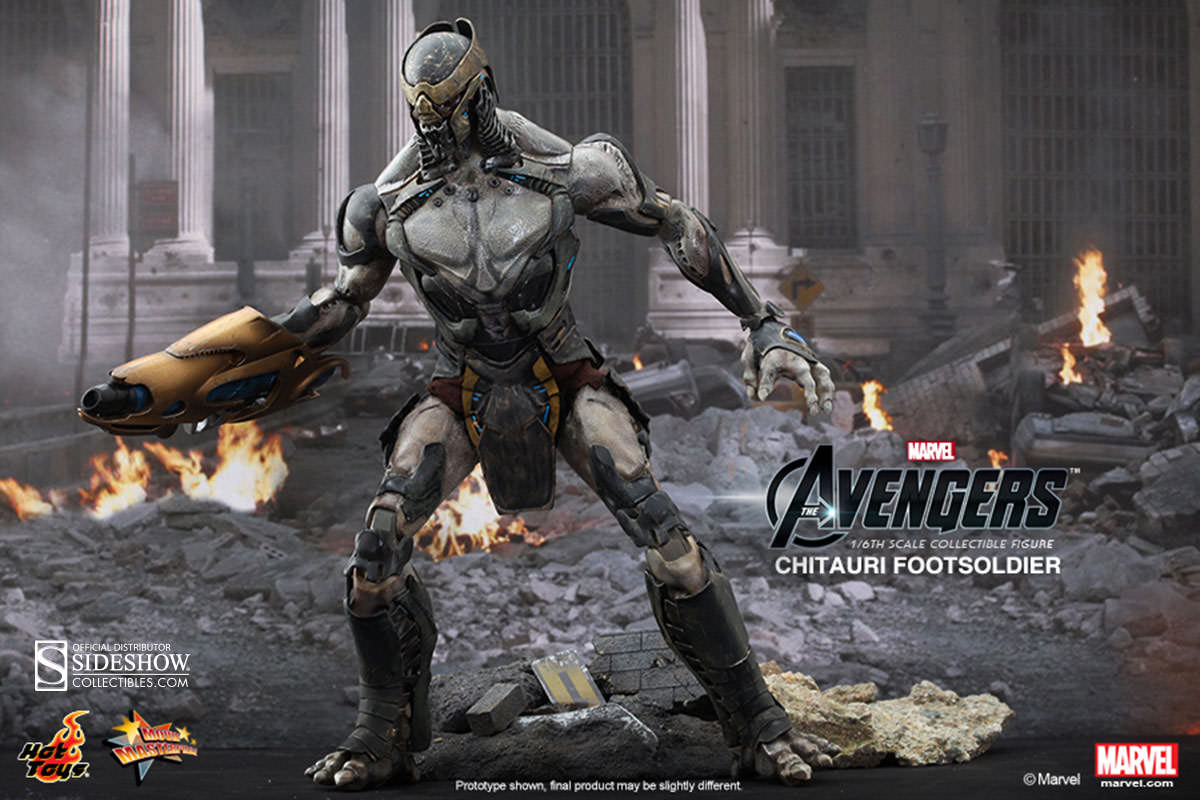 HOT TOYS - Marvel - Avengers - Chitauri Footsoldier - Movie Masterpiece 1:6 Action Doll MMS226