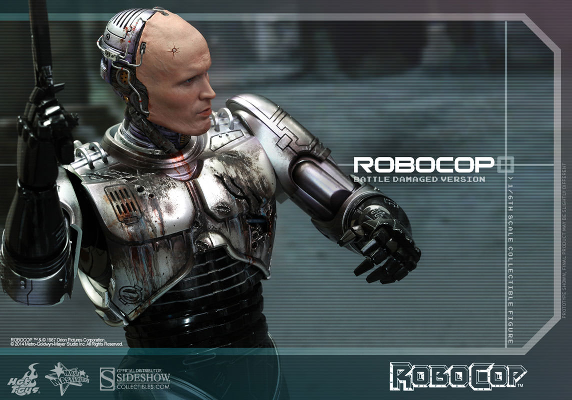 HOT TOYS - Robocop - Robocop (Battle Damaged Ver) - Movie Masterpiece 1:6 Action Doll