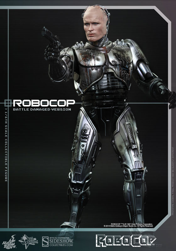 HOT TOYS - Robocop - Robocop (Battle Damaged Ver) - Movie Masterpiece 1:6 Action Doll