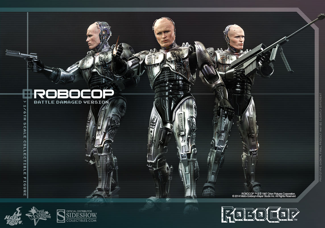 HOT TOYS - Robocop - Robocop (Battle Damaged Ver) - Movie Masterpiece 1:6 Action Doll