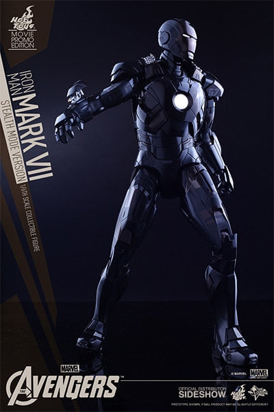 HOT TOYS - Marvel - Avengers Age of Ultron - Iron Man Mark VII (Stealth Mode Ver) - Movie Masterpiece 1:6 Action Doll