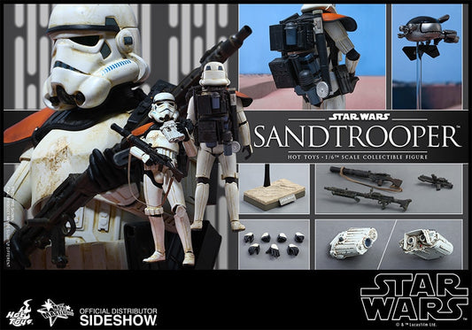 HOT TOYS - Star Wars - Episode IV A New Hope - Sandtrooper - Movie Masterpiece 1:6 Action Doll