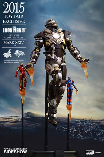 HOT TOYS - Marvel - Iron Man 3 - Marvel - Iron Man Mark XXIV - Tank - 2015 Toy Fair EXCLUSIVE 1:6 Action Doll MMS303