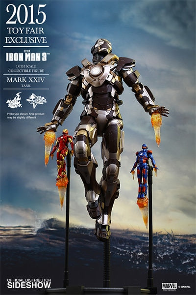 HOT TOYS - Marvel - Iron Man 3 - Marvel - Iron Man Mark XXIV - Tank - 2015 Toy Fair EXCLUSIVE 1:6 Action Doll MMS303