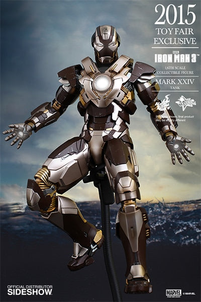 HOT TOYS - Marvel - Iron Man 3 - Marvel - Iron Man Mark XXIV - Tank - 2015 Toy Fair EXCLUSIVE 1:6 Action Doll MMS303