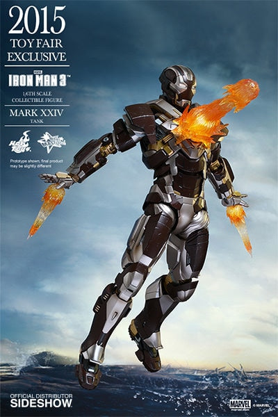 HOT TOYS - Marvel - Iron Man 3 - Marvel - Iron Man Mark XXIV - Tank - 2015 Toy Fair EXCLUSIVE 1:6 Action Doll MMS303