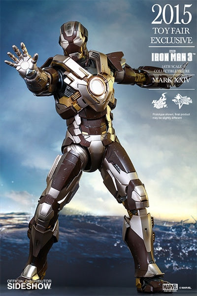 HOT TOYS - Marvel - Iron Man 3 - Marvel - Iron Man Mark XXIV - Tank - 2015 Toy Fair EXCLUSIVE 1:6 Action Doll MMS303