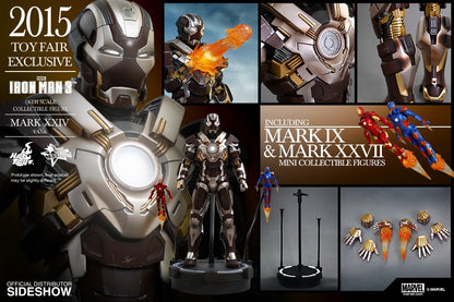 HOT TOYS - Marvel - Iron Man 3 - Marvel - Iron Man Mark XXIV - Tank - 2015 Toy Fair EXCLUSIVE 1:6 Action Doll MMS303