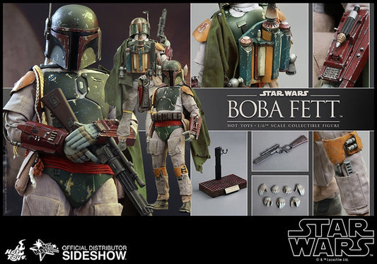 HOT TOYS - Star Wars - Episode VI The Return of The Jedi - Boba Fett - Movie Masterpiece 1:6 Action Doll MMS312