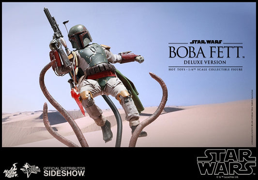 HOT TOYS - Star Wars - Episode VI The Return of The Jedi - Boba Fett DeLuxe - Movie Masterpiece 1:6 Action Doll MMS313