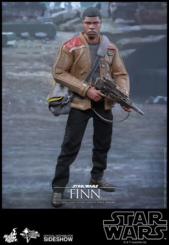 HOT TOYS - Star Wars - Episode VII The Force Awakens - Finn and First Order Riot Control Stormtrooper - Movie Masterpiece 1:6 Action Doll
