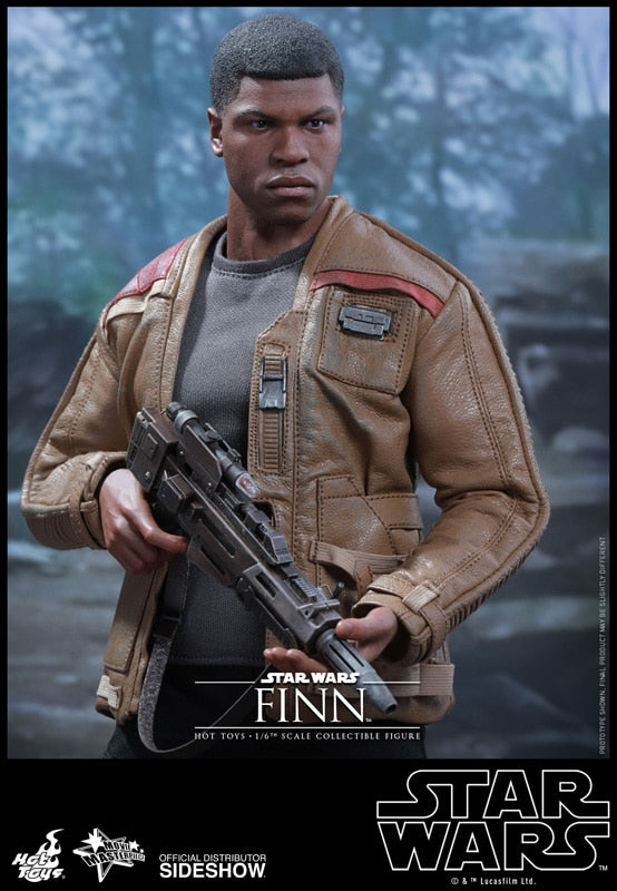 HOT TOYS - Star Wars - Episode VII The Force Awakens - Finn and First Order Riot Control Stormtrooper - Movie Masterpiece 1:6 Action Doll