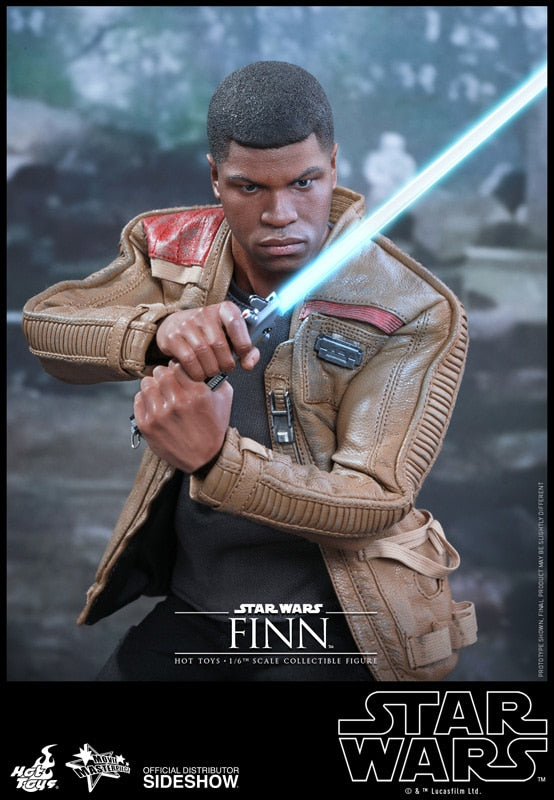 HOT TOYS - Star Wars - Episode VII The Force Awakens - Finn and First Order Riot Control Stormtrooper - Movie Masterpiece 1:6 Action Doll