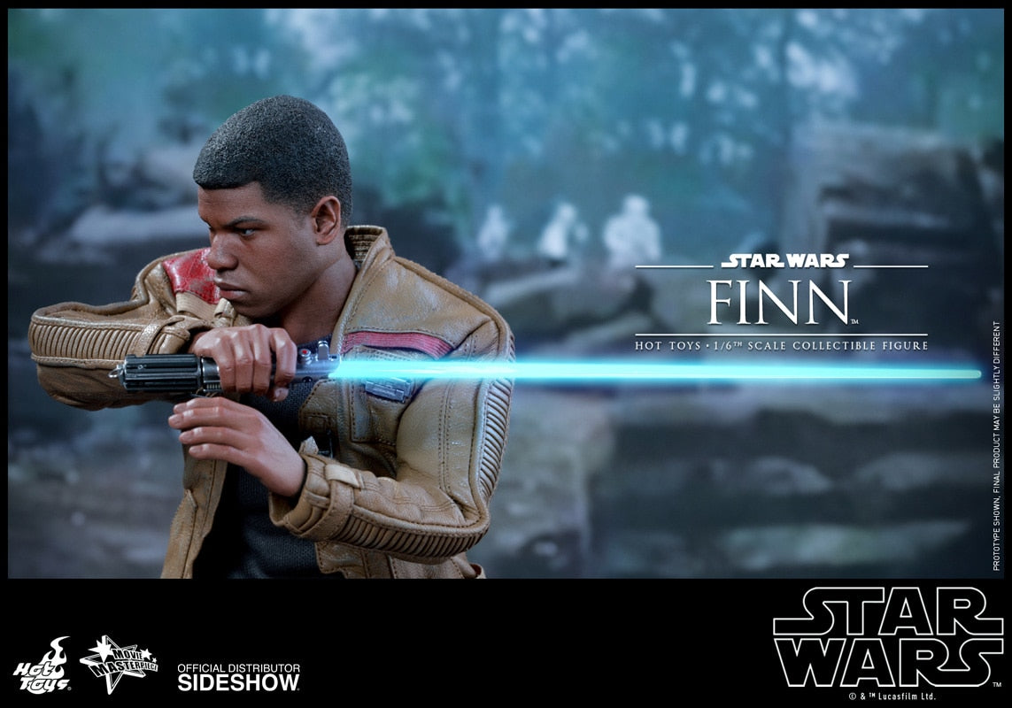HOT TOYS - Star Wars - Episode VII The Force Awakens - Finn and First Order Riot Control Stormtrooper - Movie Masterpiece 1:6 Action Doll