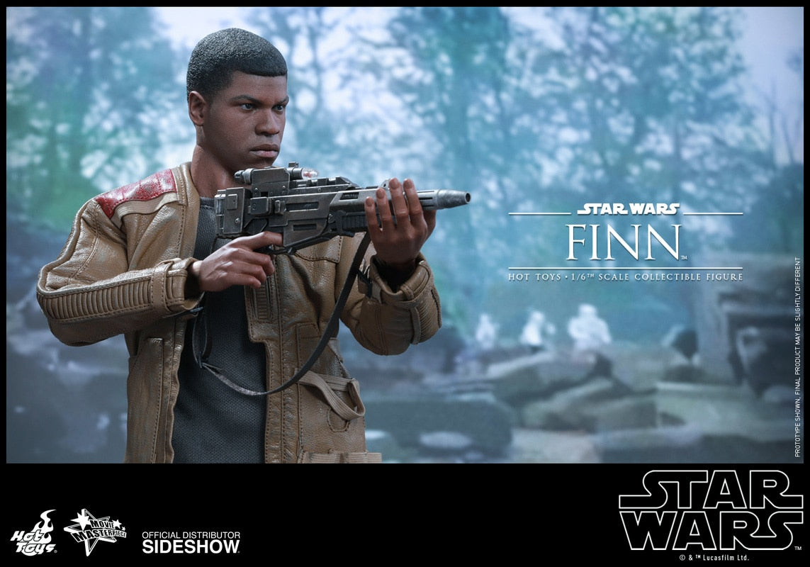HOT TOYS - Star Wars - Episode VII The Force Awakens - Finn and First Order Riot Control Stormtrooper - Movie Masterpiece 1:6 Action Doll