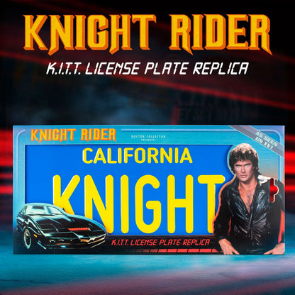 DOCTOR COLLECTOR - KNIGHT RIDER LICENSE PLATE