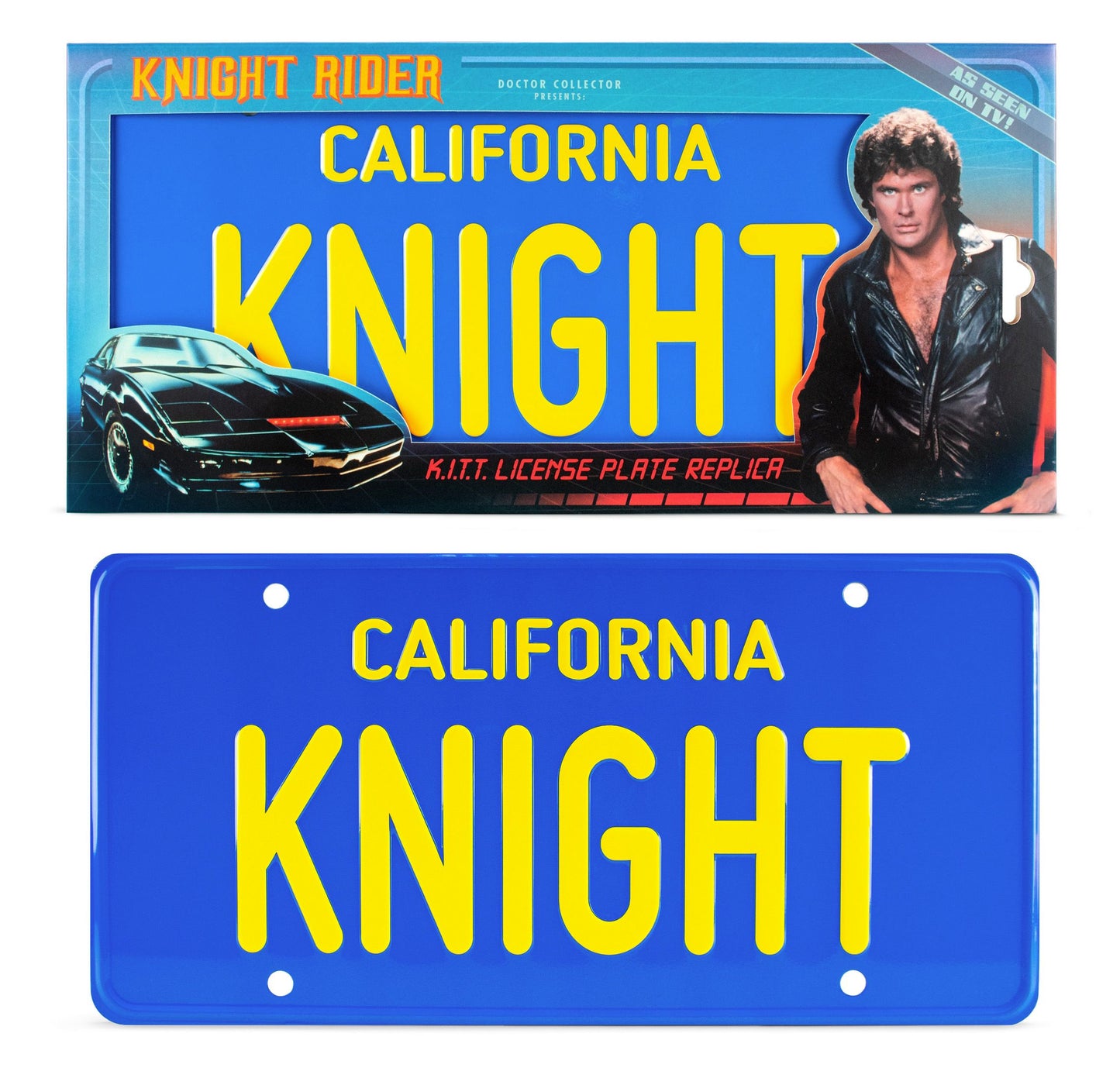 DOCTOR COLLECTOR - KNIGHT RIDER LICENSE PLATE